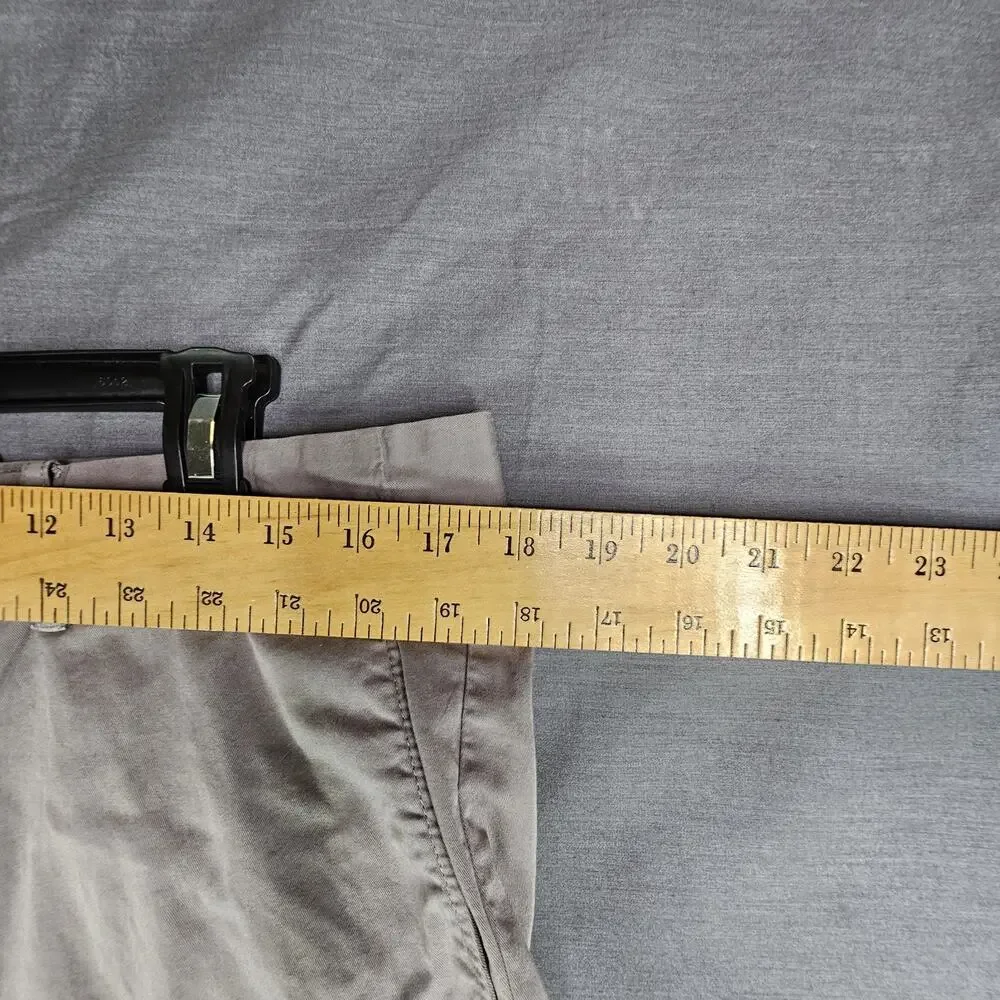 J Crew 484 Slim Chino Gray Stretch Cotton Men's 34W x 32L